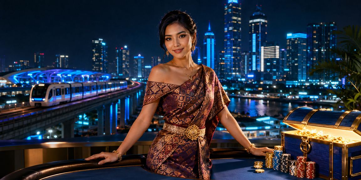 Ilustrasi cashback bonus mingguan di rajabandot99 dengan model pria tersenyum